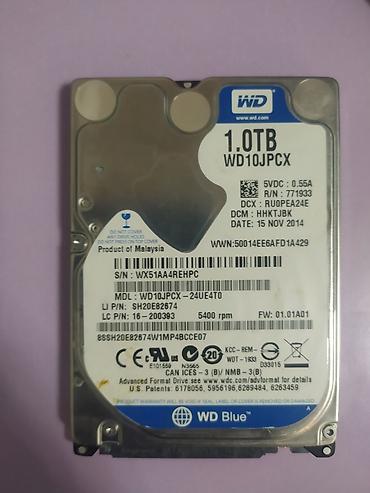 Жесткий диск WD Blue 2.5" 1 ТБ (модель WD10JPCX) - Форм‑фактор: 2.5"
