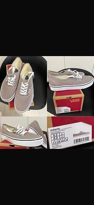 vans old skool: Кроссовки, 38.5, Vans, Новый, цвет - Серый, Самовывоз, Платная доставка — 1