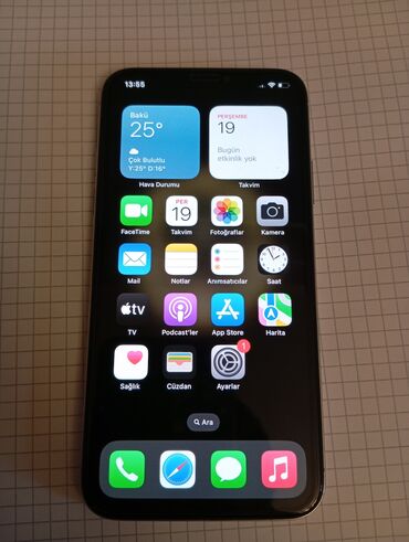 iphone x kreditle satisi: IPhone X, 64 GB, Ağ, Face ID