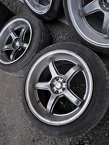 Диски: Литые Диски R 18 Work, Комплект, отверстий - 5, Б/у — 2