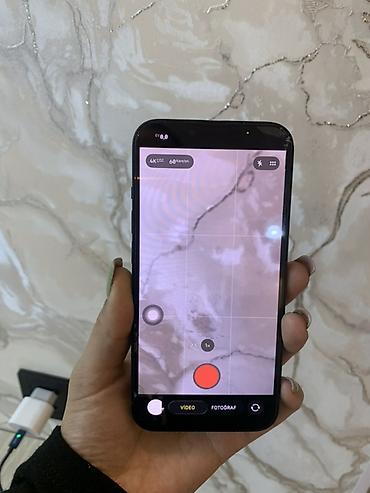 ayfon 12 islenmis: IPhone 13, 128 GB, Qara, Qırıq — 2