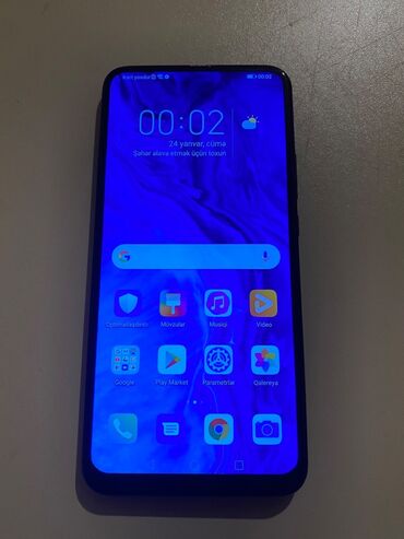 honor 9x pro qiymeti: Honor 9X, 128 GB, rəng - Qara, Barmaq izi