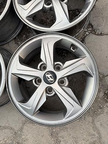 aeolus e70: Литые Диски R 15 Hyundai, Комплект, отверстий - 5, Б/у — 7