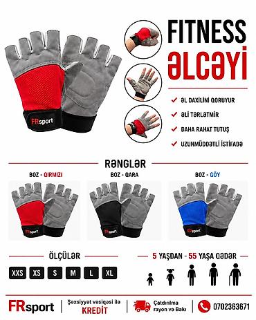 💥 fitnes əlcəyi, məşq əlcəyi, gloves ✅ 7/24 əlaqə saxlaya bilərsiz