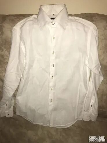 Košulje: Original RONERTO BARESSI kosulja 45 100% cotton Finest Italian fabric — 7