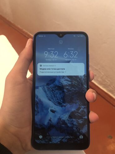 безпроводнве наушники: Xiaomi, Redmi 8A, Б/у, 32 ГБ, цвет - Синий, 2 SIM