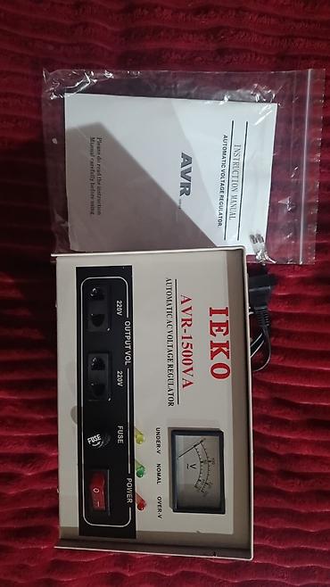 ev gulleri ve adlari: IEKO AVR-1500VA – Avtomatik Gərginlik Tənzimləyicisi Xüsusiyyətlər: - — 1