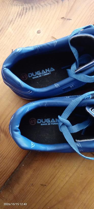 dugana: DUGANA futbol ayaqqabısı - Rəng: qara-göy, açıq-mavi bağcığa malik - — 5