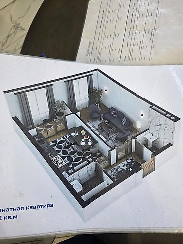 Продажа квартир: 1 комната, 49 м², Элитка, 8 этаж, Готовая ПСО (под самоотделку) — 3