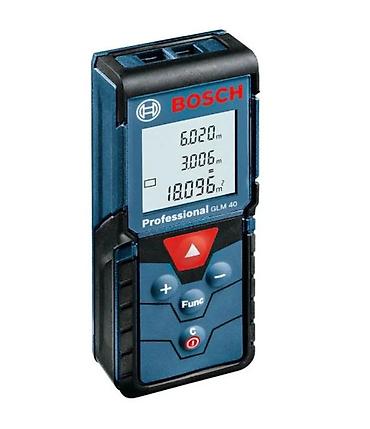 Освещение: Лазерный дальномер Bosch GLM 40 (GLM 4000), диапазон 0.15–40 м - — 3