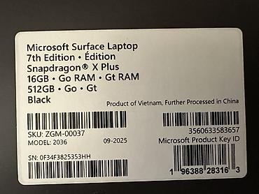 Ноутбуки Microsoft: Ультрабук, Новый, Snapdragon X Plus, В рассрочку — 3