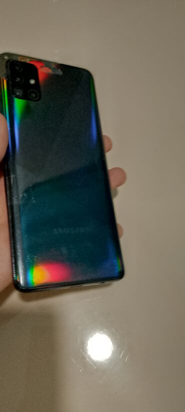 Компьютеры, ноутбуки и планшеты: Samsung Galaxy A51, цвет - Черный, Битый
