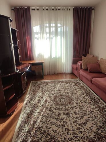сдаю квартира аламединский рынок: 1 комната, 44 м², 106 серия, 8 этаж, Евроремонт