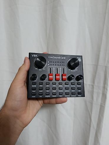 Musiqi alətləri: V8K Live Sound Card / Səs kartı (Yeni kimidir) Təcili satılır! V8K — 5