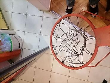 Ostali proizvodi za sport i razonodu: Koš Obruč sa mrežicom kao nov je
 Mirjevo — 7