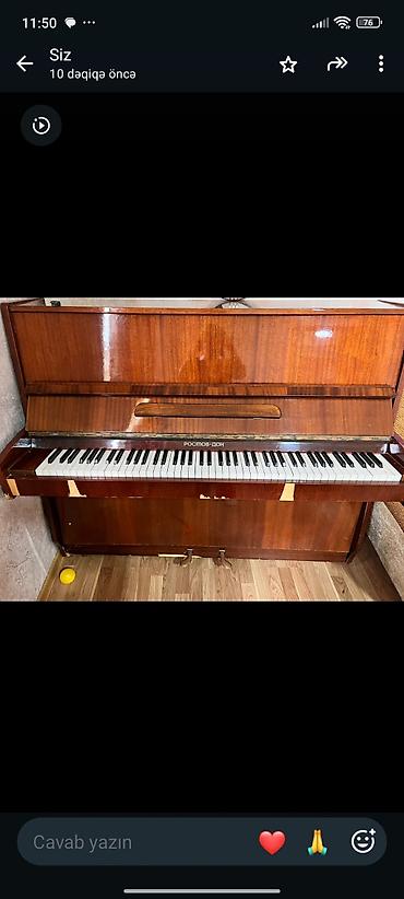 roland g 600: Satılır akustik pianino, upright tipli model. Korpus qəhvəyi, parlaq — 2