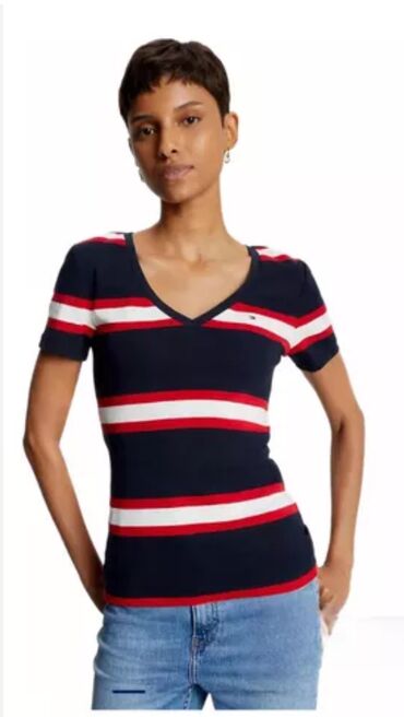 женские кофты с длинным рукавом: Футболка Tommy Hilfiger, S (EU 36)