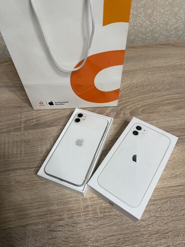 iphone 7 128gb бишкек бу: IPhone 11, Колдонулган, 128 ГБ, Ак, Куту, 78 %