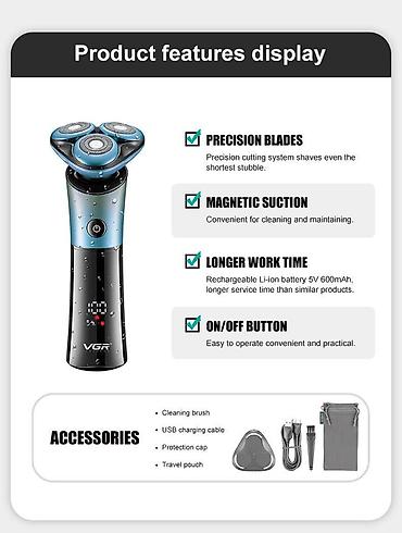 Trimmerlər və saç qırxan maşınlar: Saç qırxan maşın, Vgr, Yeni, Pulsuz çatdırılma, Ödənişli çatdırılma, Rayonlara çatdırılma — 9