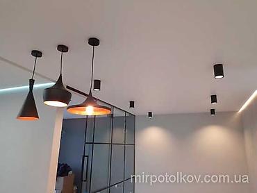 Натяжной потолок: Натяжной потолок Матовое, 3D потолки, Глянцевое Бесплатный замер, Гарантия, Монтаж — 4