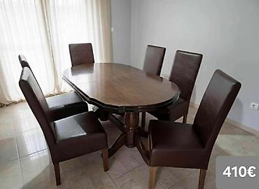 Stilske garniture: Trpezarijski setovi – više modela - Set 1 (prikaz 1 i 4) – 640€: - — 5