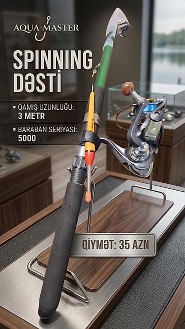 ovcu tir tufengi: 🎣 3 metrlik spinning dəsti – hazır poplovoçnı yığılıb! Balıqçılıq — 1