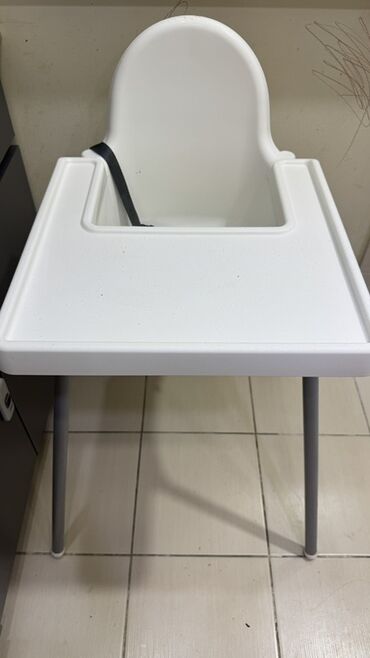 для кормление: Стульчик для кормления, Ikea, Пластик, Другой вид, цвет - Белый