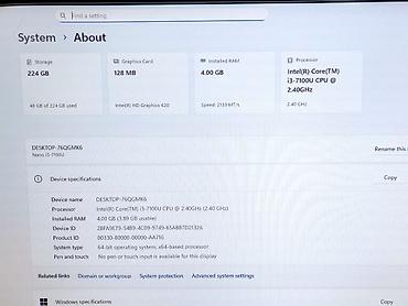 Desktop računari i radne stanice: Prodaje se mali racunar, sa intelom i3 7. generacije, instaliran je — 14