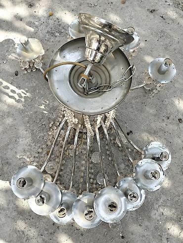 İşıqlandırma: Çılçıraq, 10 və daha çox lampa, Metal — 3