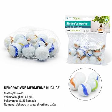 KMT 3 latice mlečno bele keramičke perle 2208695 Dekorativne perle sa