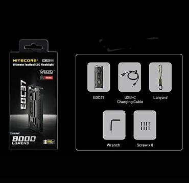 pixel чехол: 🔦 Nitecore EDC37 — 8000 люмен чистой мощи в вашем кармане! Вы — 6