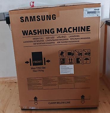 avtomobil ehtiyat hissələrinin online satisi: Paltaryuyan maşın Samsung, 8 kq, Yeni, Avtomat, Qurutma var, Kredit yoxdur, Ünvandan götürmə — 1