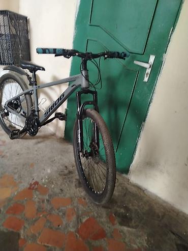 stark velo: Sibog T-95 dağ velosipedi - Çərçivə: Alüminium, mat boz rəng, “T-95” — 2