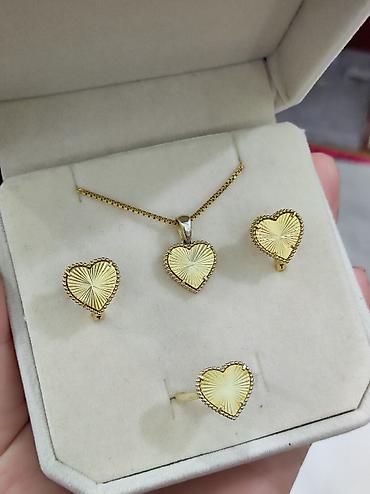 Серебряные наборы украшений: Серебро Италия Серебряный Набор Ванклиф ( сердечки) Серебро с — 5