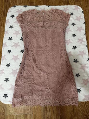 donji ves za punije zene: A-Dress M (EU 38), color - Pink, Cocktail, Short sleeves