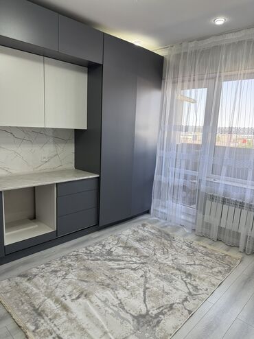 караколе продаю квартиру: 1 бөлмө, 38 кв. м, Элитка, 6 кабат, Евроремонт