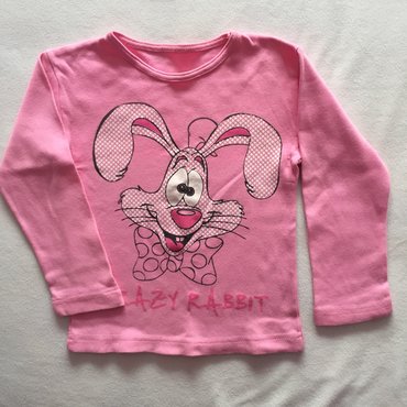 Kids' Clothes: Round neck, Long sleeve, Animals, 98-104