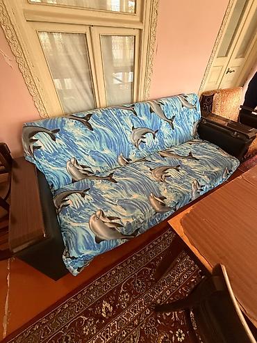 stolustu soba: Qonaq otağı üçün yumşaq mebel dəsti təqdim olunur: 1 ədəd üçyerlik — 2