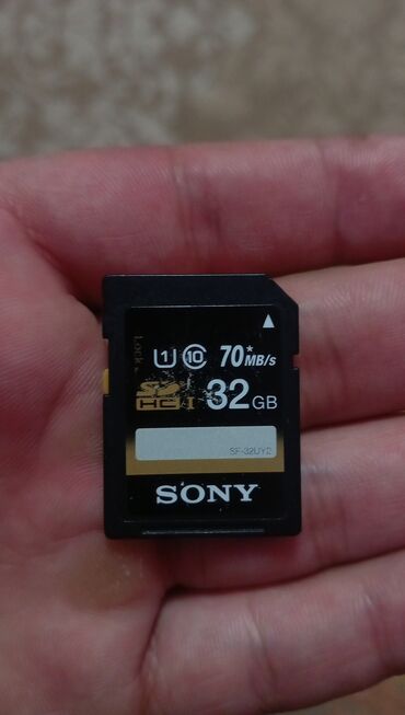 Другие аксессуары для мобильных телефонов: Temiz original Sony SDHC yaddaş kartı – 32 GB - Model: Sony SF-32UY2