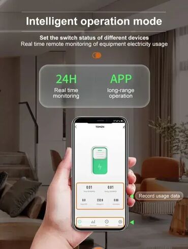 Elektro materijal: TOMZN WIFI Pametni Osigurač (Pow) Merač Energije (KWh) Pametan — 6