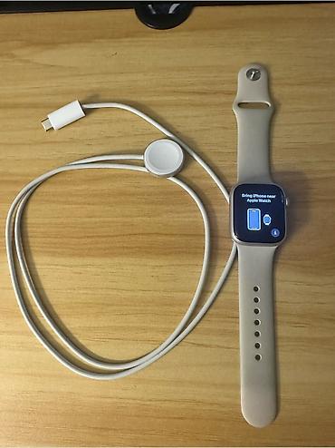 Smart saatlar: İşlənmiş, Smart saat, Apple, Sensor ekran, rəng - Bej — 2