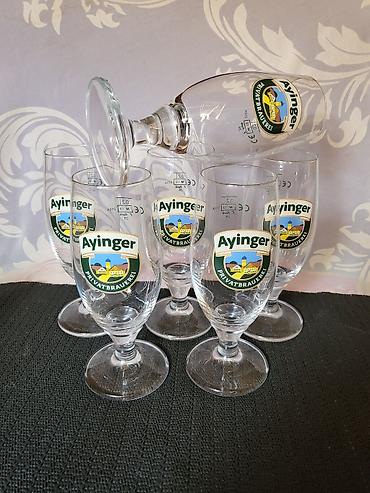 dioptrija plus 1: Case nove,vintaz kristal Ayinger za pivo. Nemacke kristalne case — 7