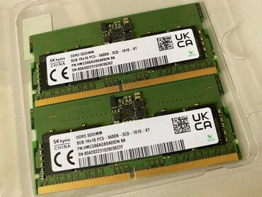 Оперативная память (RAM): Оперативная память, Новый, Hynix, 8 ГБ, DDR5, 5600 МГц, Для ноутбука