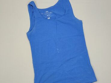 niebieski t shirty: T-shirt, H&M, M (EU 38), condition - Good