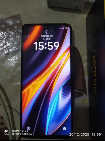 Poco: Poco X4 GT, 256 GB, rəng - Göy, Sensor, Barmaq izi, Face ID — 7