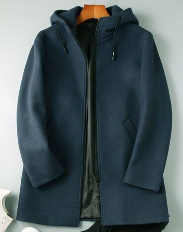 пальто мужской: Пальто BLX с капюшоном на рост 165 + - длинна рукава 60см ( с