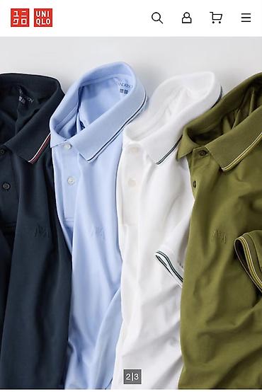ander: Мужское поло UNIQLO x JW Anderson - Классическое поло в оливковом — 2
