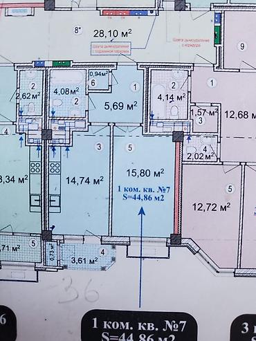 жк grace: 1 комната, 44 м², Элитка, 3 этаж, Евроремонт — 9