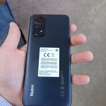 Xiaomi: Xiaomi Redmi Note 11S, 64 GB, rəng - Qara, 
 Barmaq izi, Face ID