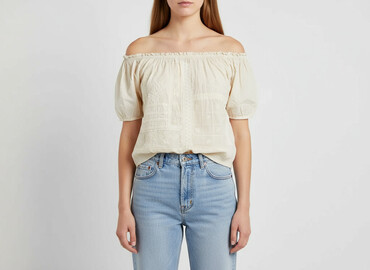 zara bluzki z piórami: Zara, Women's blouse, size M